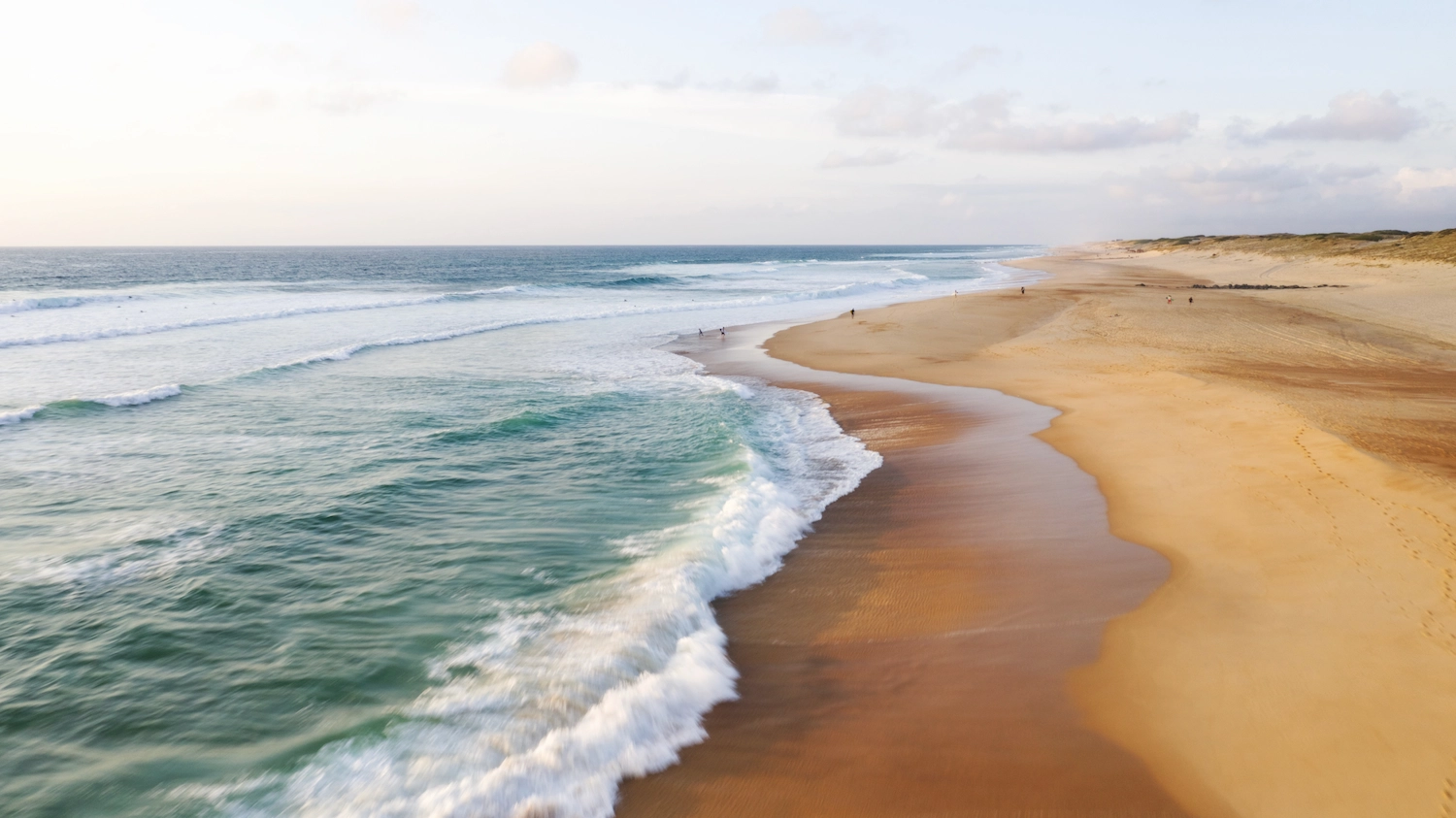 plage Hossegor Landes océan Atlantique sable vagues