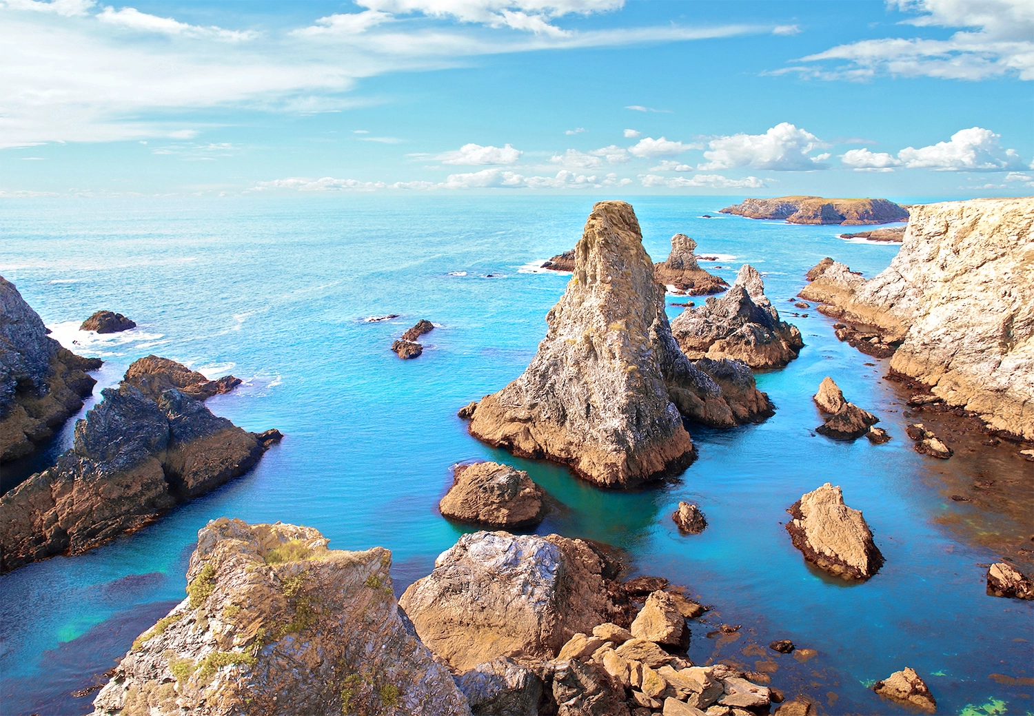 Aiguilles de Port-Coton et côte sauvage de Belle-Île-en-Mer, excursion depuis le village vacances Azureva Arzon