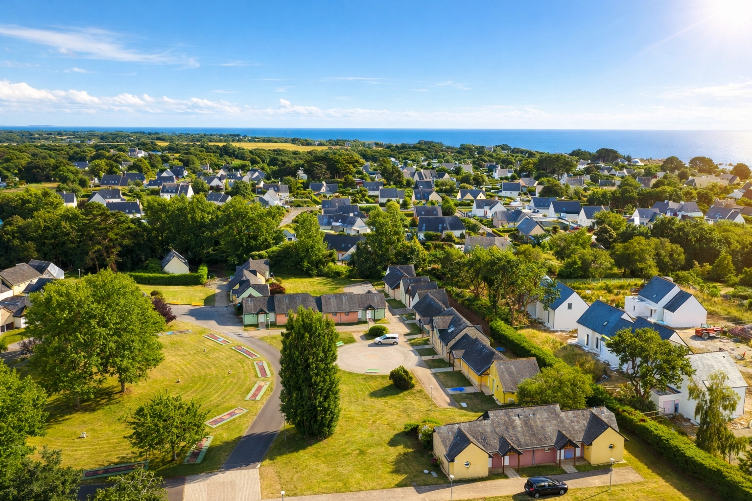 Village vacances Azureva à Trégunc en Bretagne avec hébergements proches de l’océan