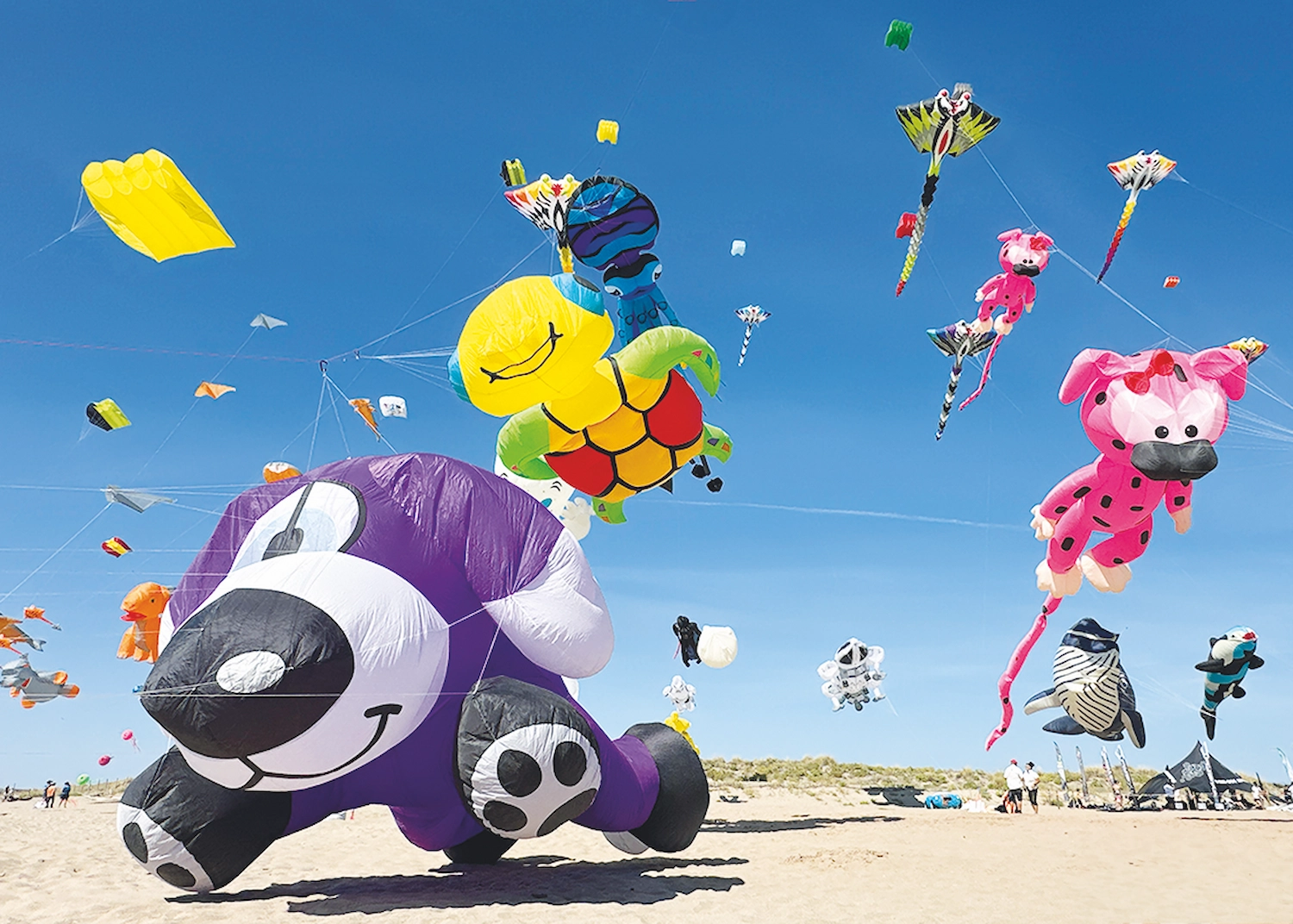 festival cerfs volants Cap d’Agde plage animation famille